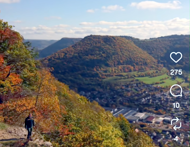 Förster Elsenhans am Albtrauf